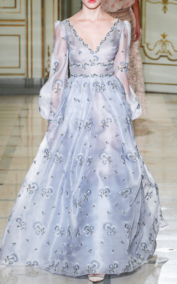 carnation silk dress