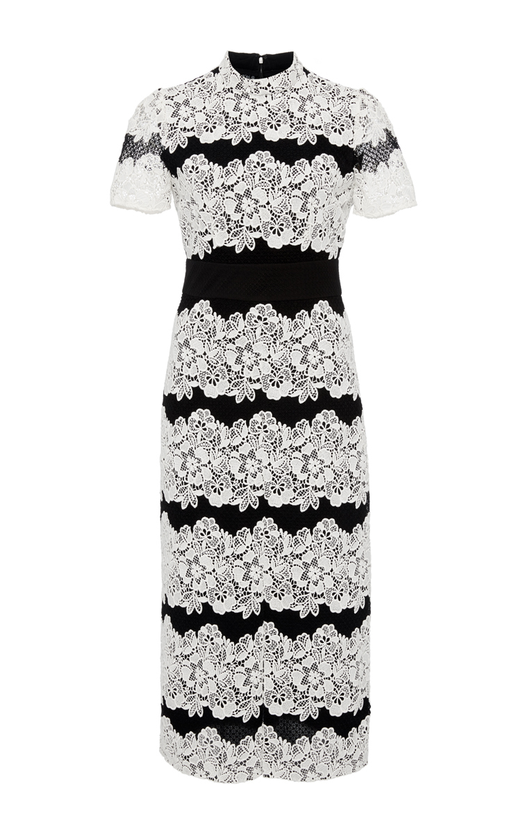 burberry black lace dress