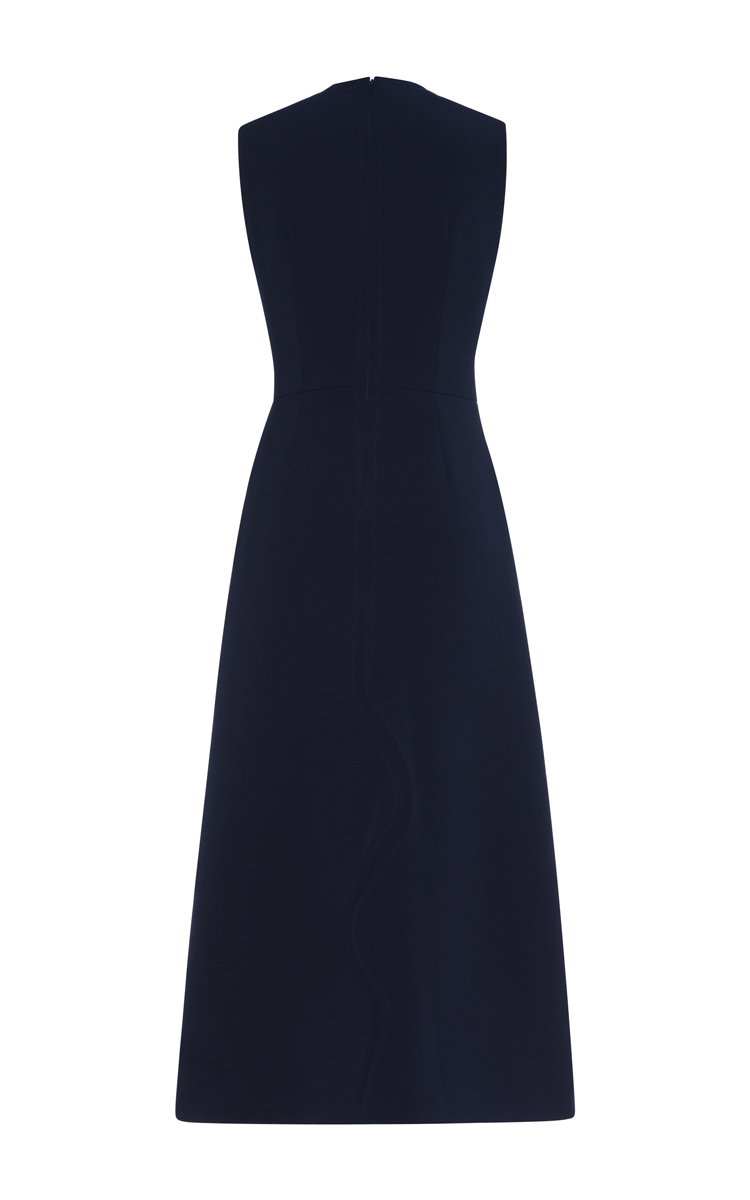 structured wrap dress