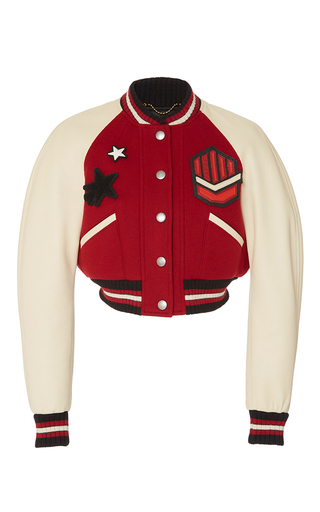 Cropped Rib Varsity Jacket by Coach 1941 | Moda Operandi