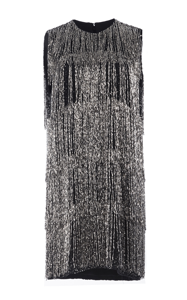 burberry fringe dress