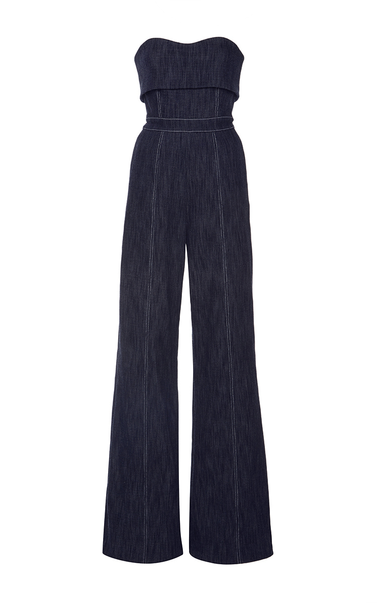 alexis strapless jumpsuit