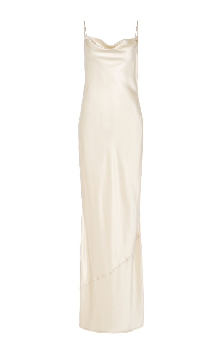 slip dress ivory