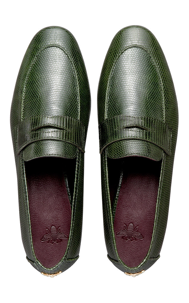green lizard shoes