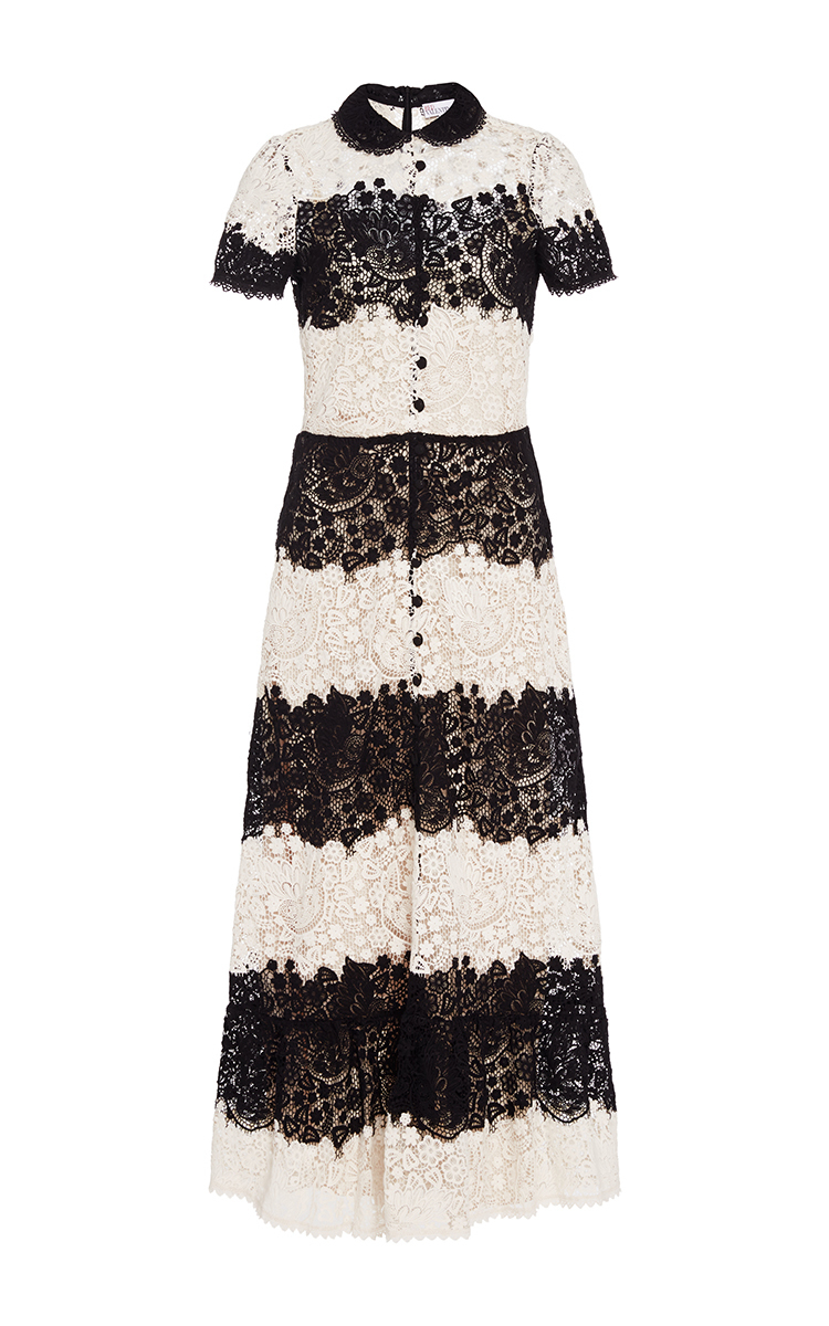 valentino black and white dress