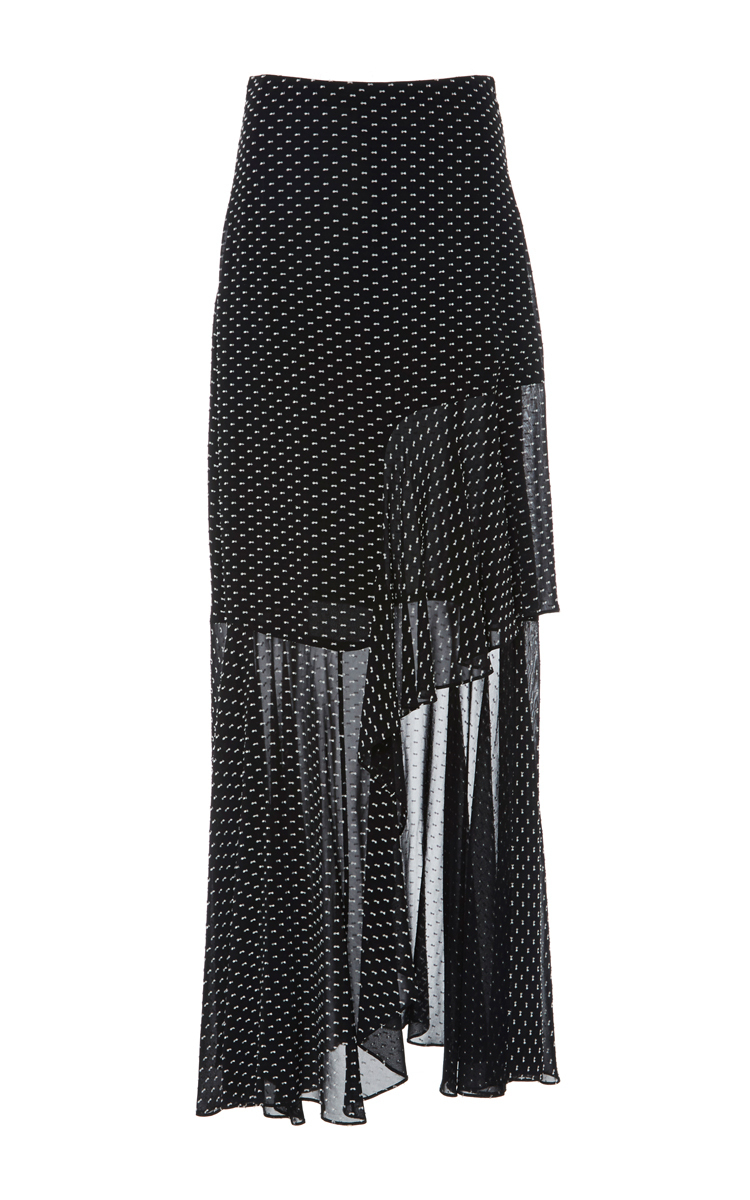 Spiral Ruffle Polka Dot Skirt by Rosetta Getty | Moda Operandi