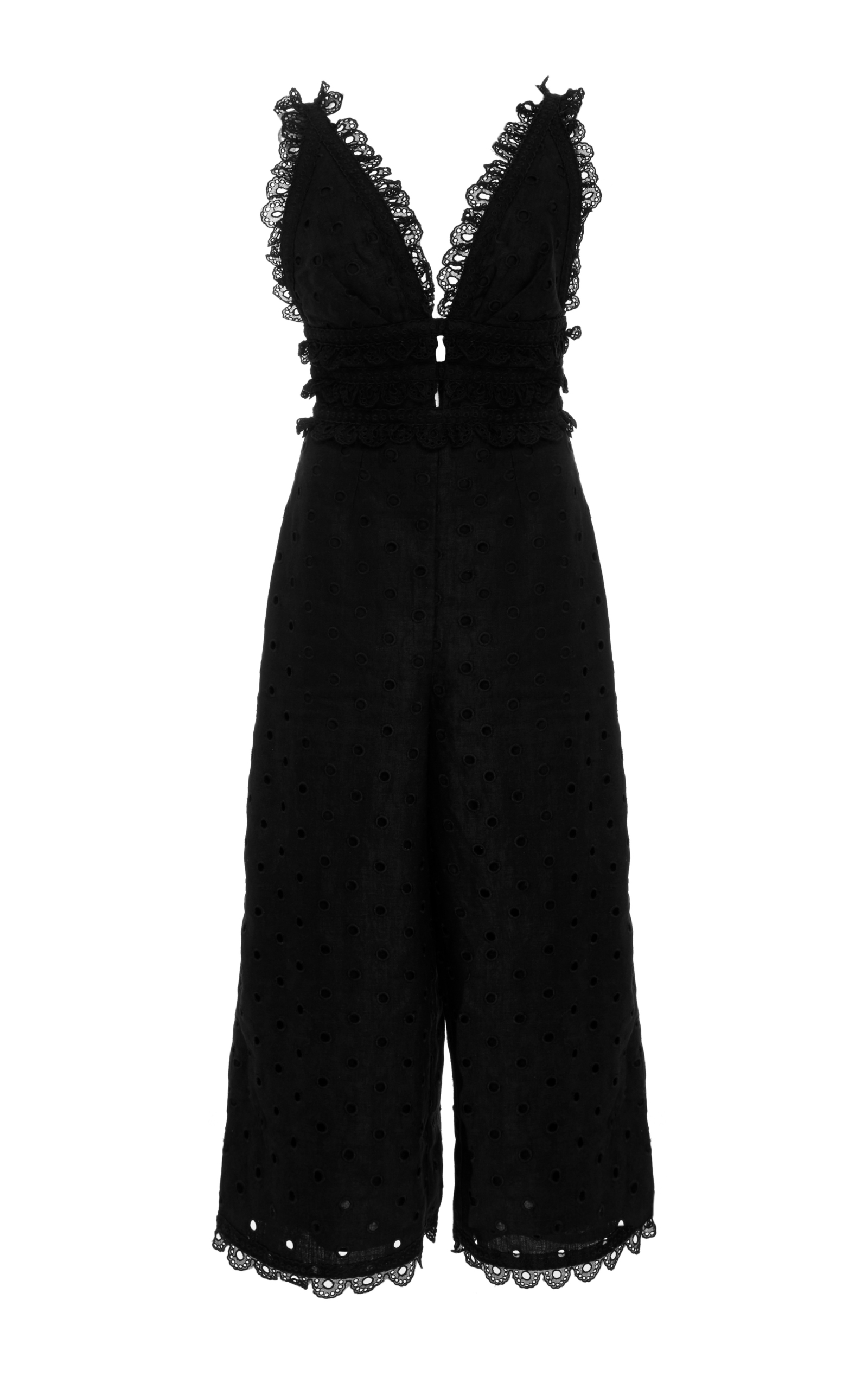 black eyelet jumpsuit