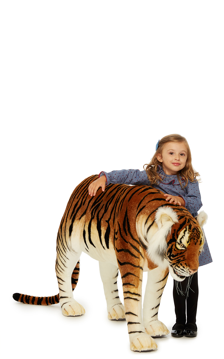large plush tiger