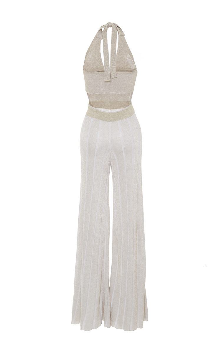 cushnie halter neck jumpsuit