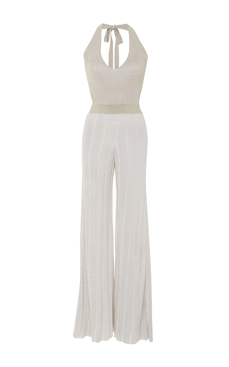 cushnie halter neck jumpsuit
