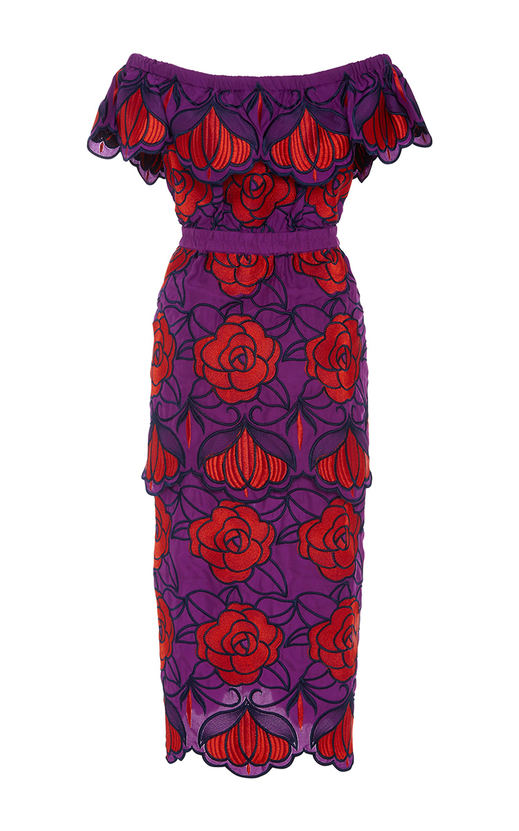 phase eight helena floral belted dress