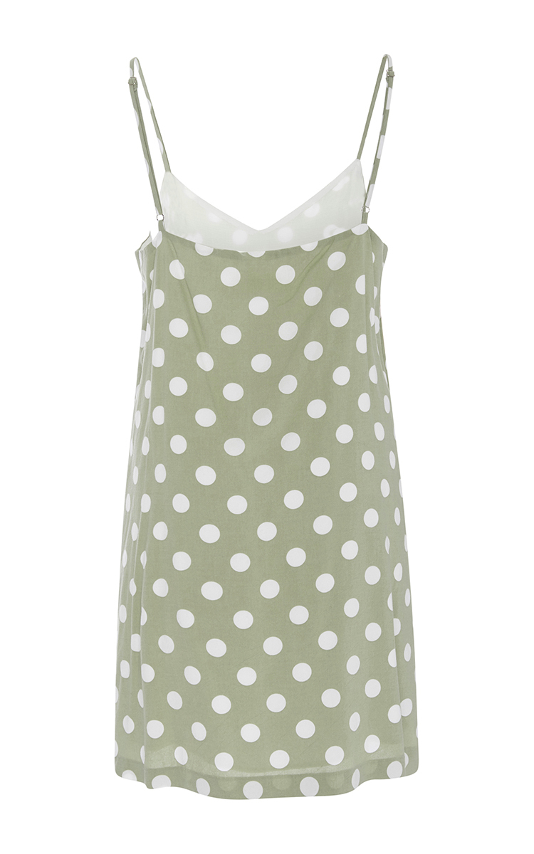 mara hoffman polka dot dress