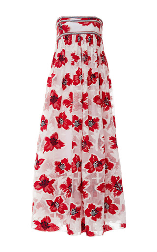 Barrington Floral Embroidered Gown by Tory Burch | Moda Operandi