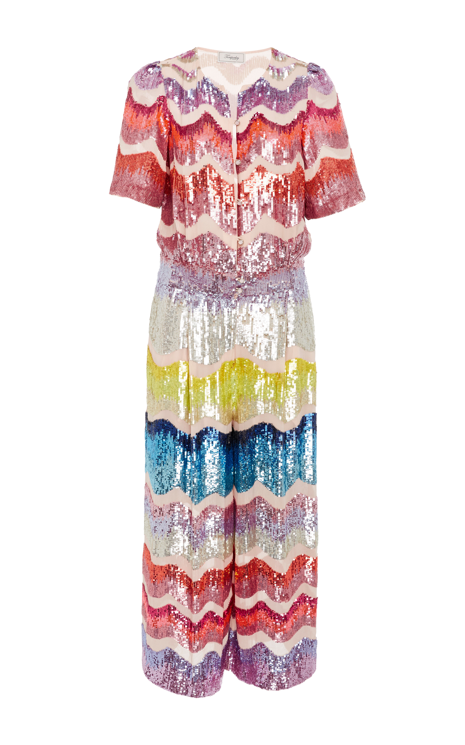 temperley london sequin jumpsuit