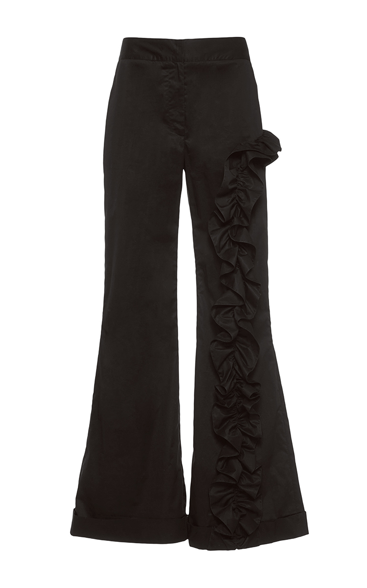 Magellan Ruffle Embellished Pants by Johanna Ortiz | Moda Operandi