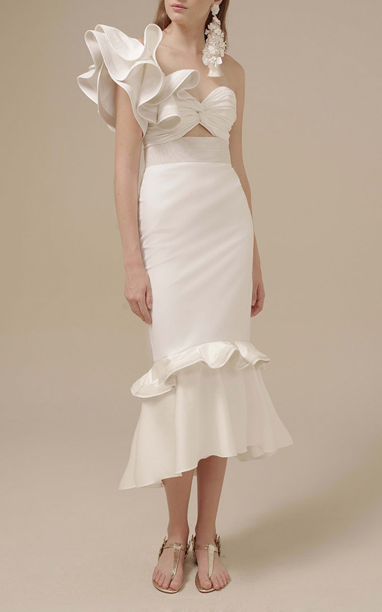 johanna ortiz one shoulder dress