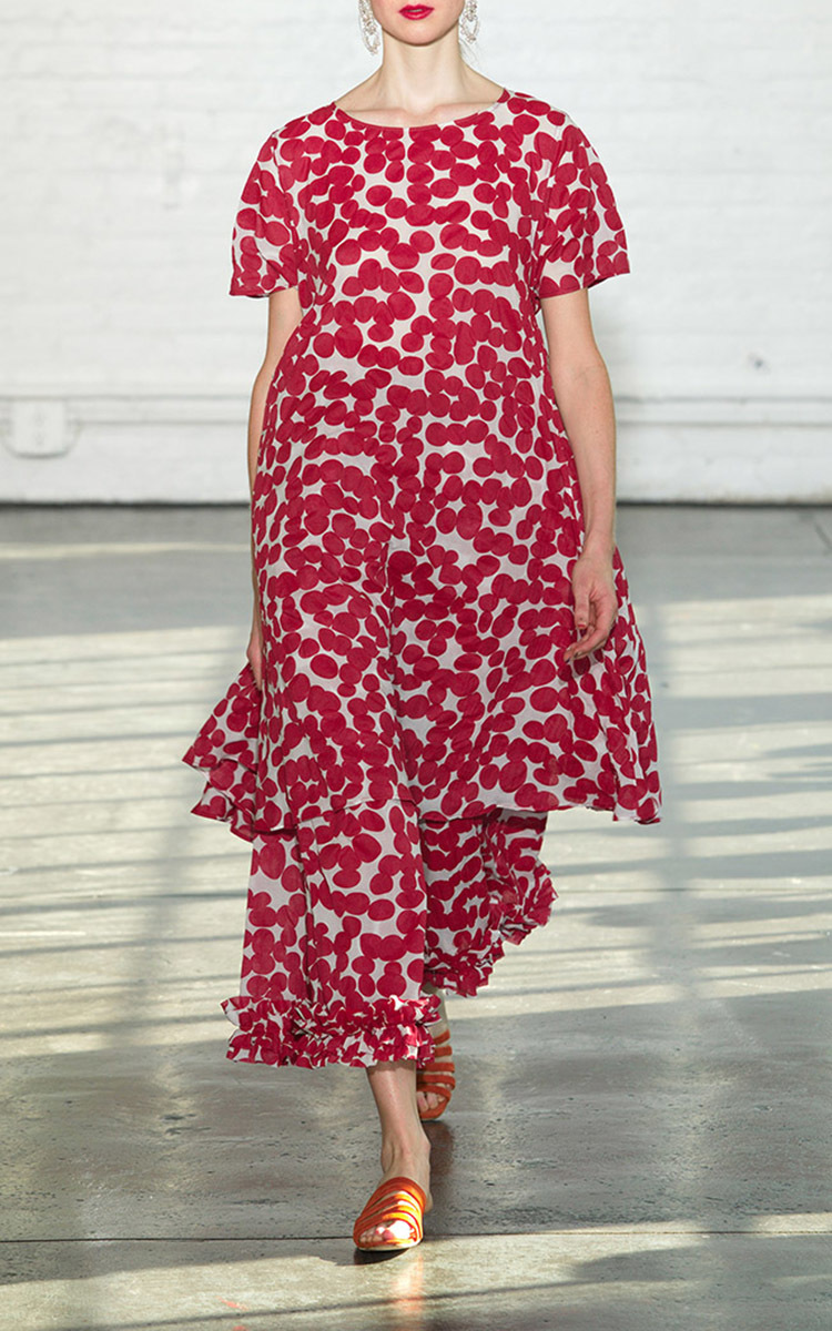 Mallory Short Sleeve Pleated Dress By Creatures Of Comfort Moda