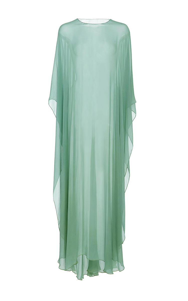 long chiffon cape