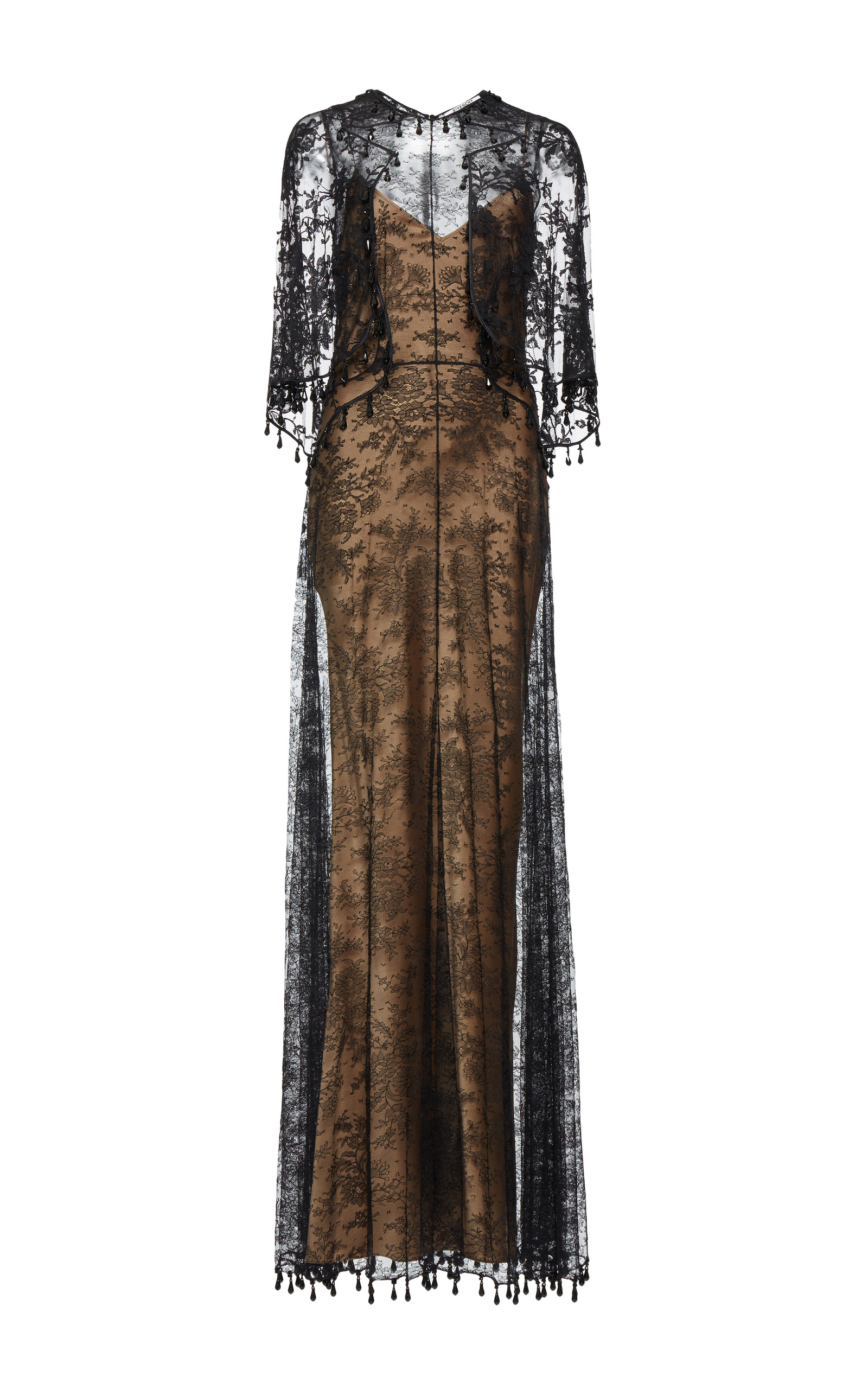 givenchy black lace dress