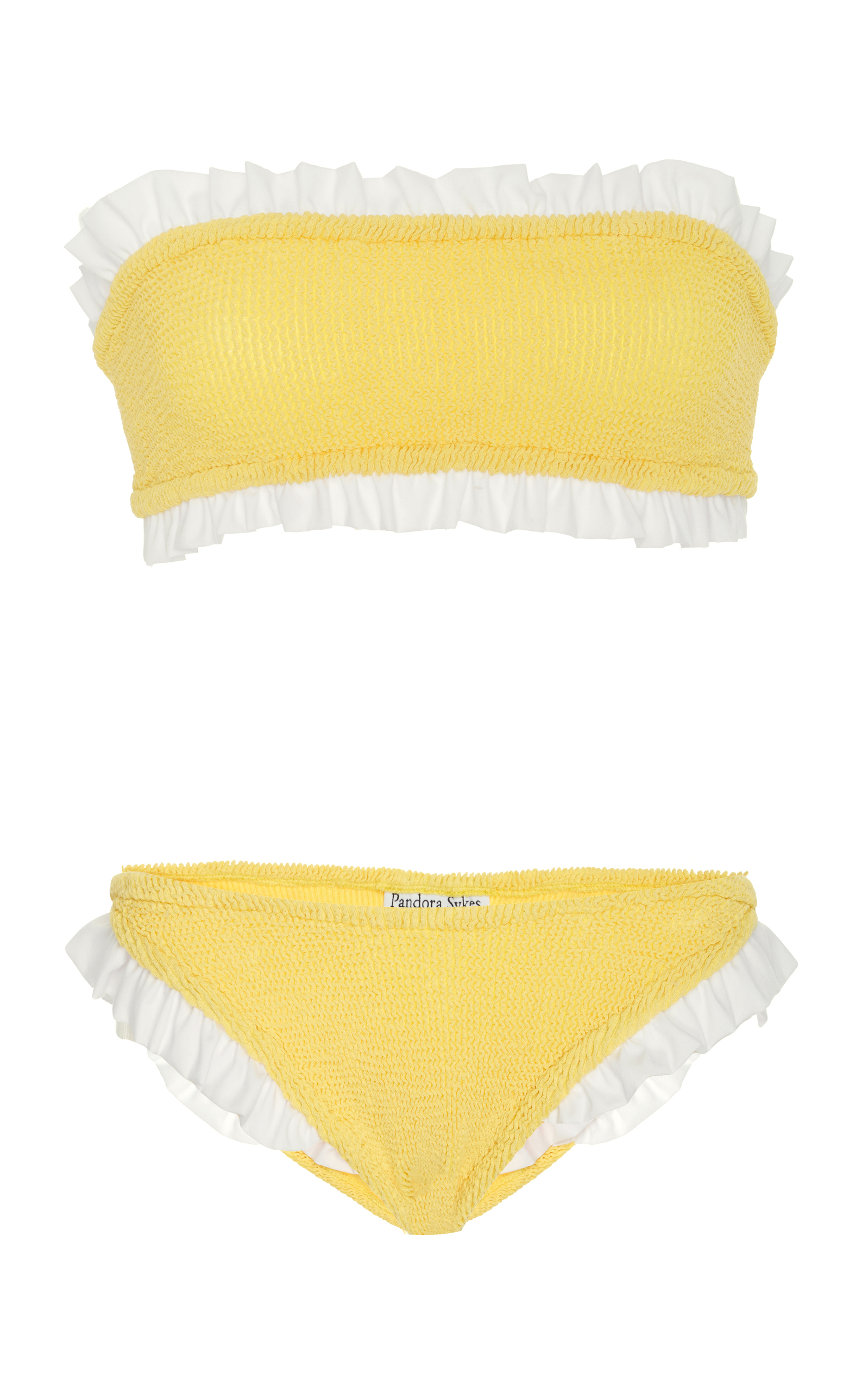 hunza g frill bikini