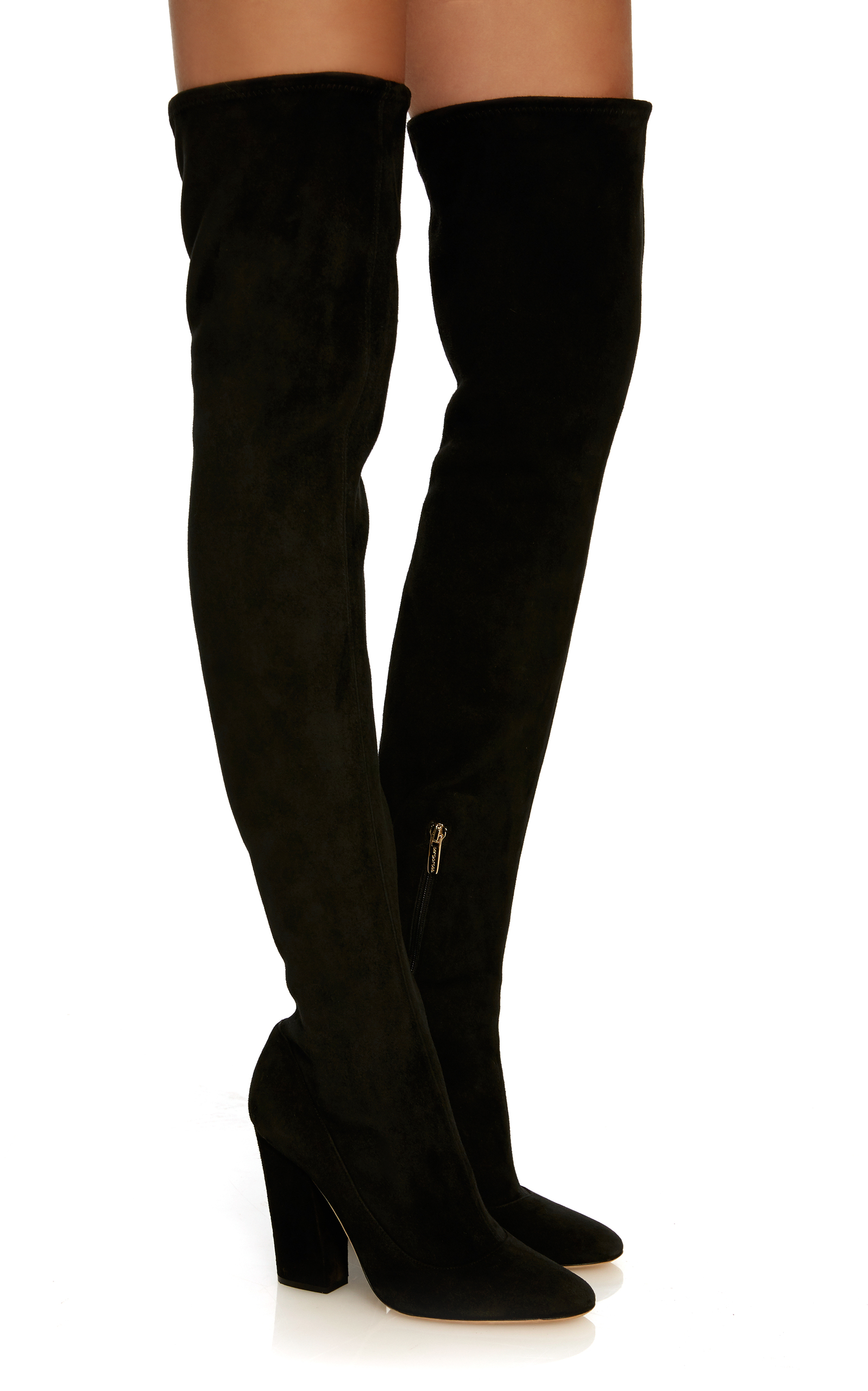 sergio rossi suede boots