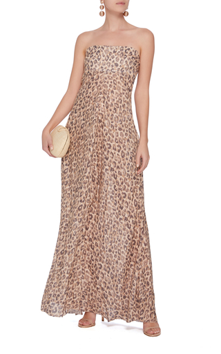 zimmermann melody strapless long dress