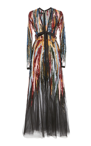 Long Sleeve Gown by Elie Saab | Moda Operandi