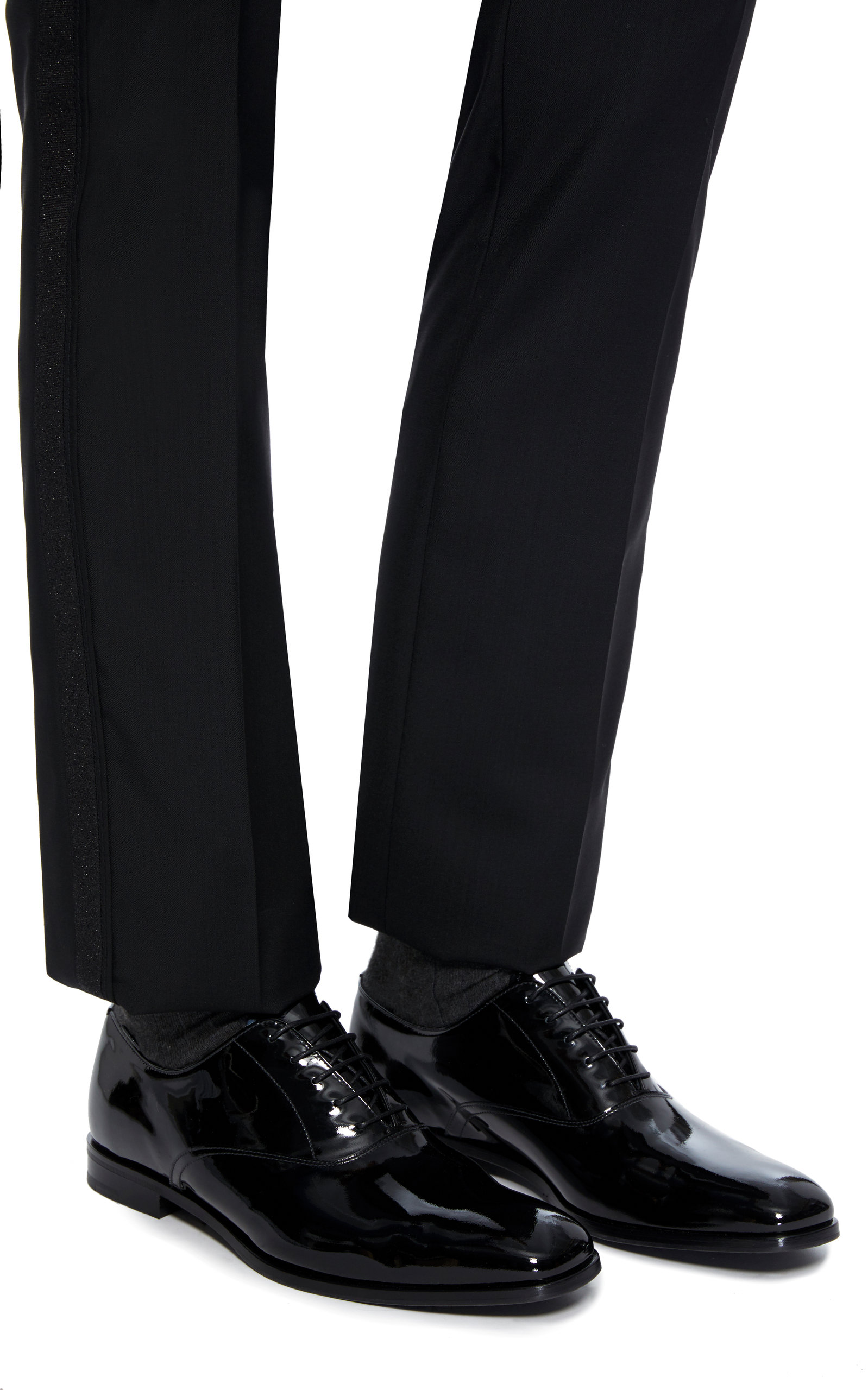 tuxedo without patent leather shoes