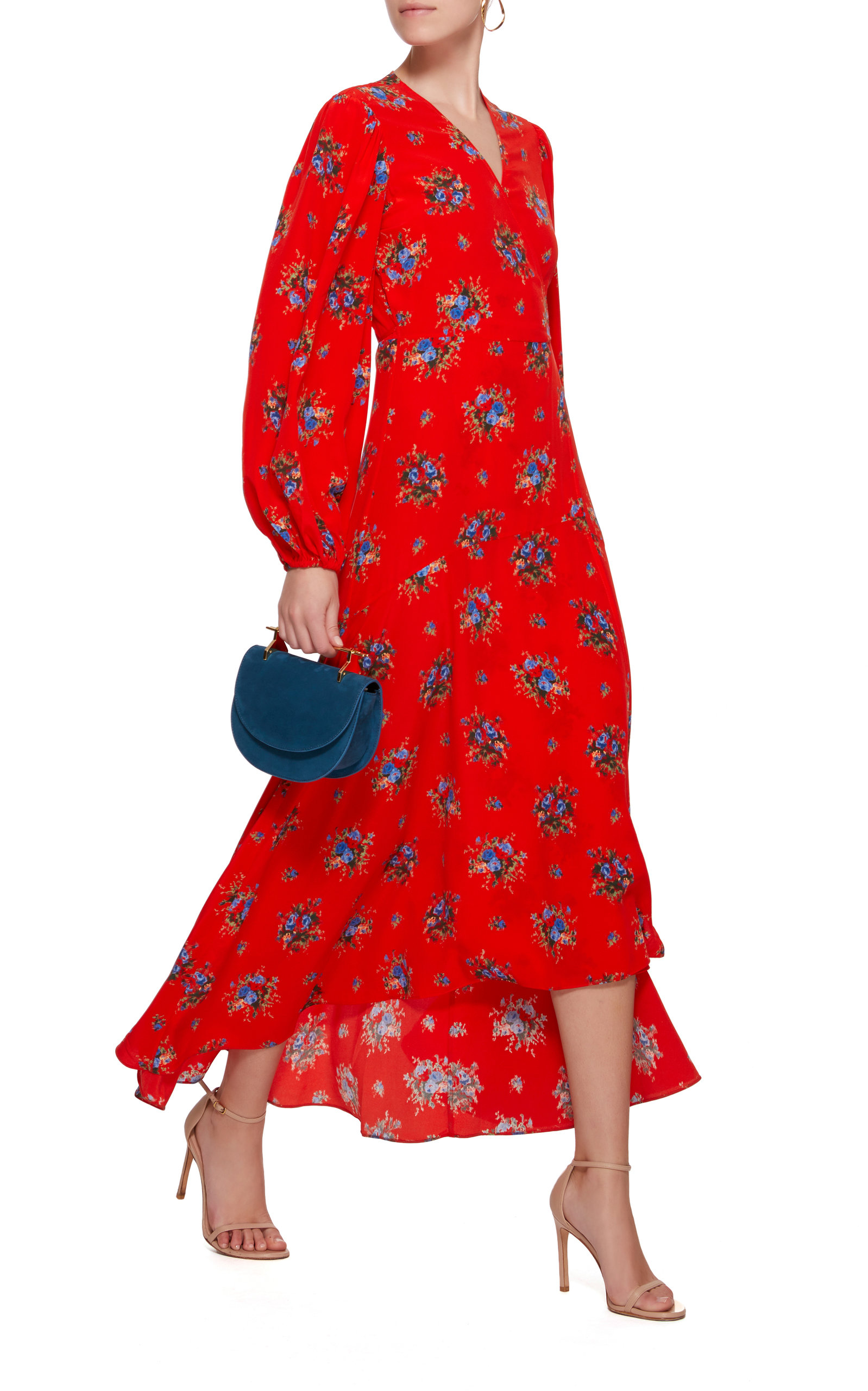 ganni kochhar wrap dress
