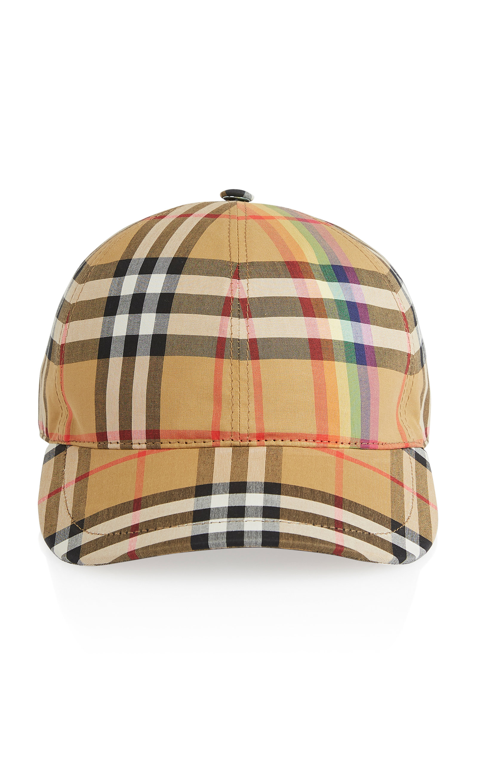 rainbow burberry hat