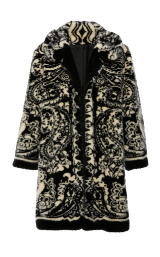 Paisley Park Faux Fur Coat by Anna Sui | Moda Operandi