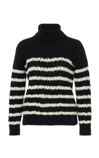 Striped Cable Knit Sweater by Loewe | Moda Operandi