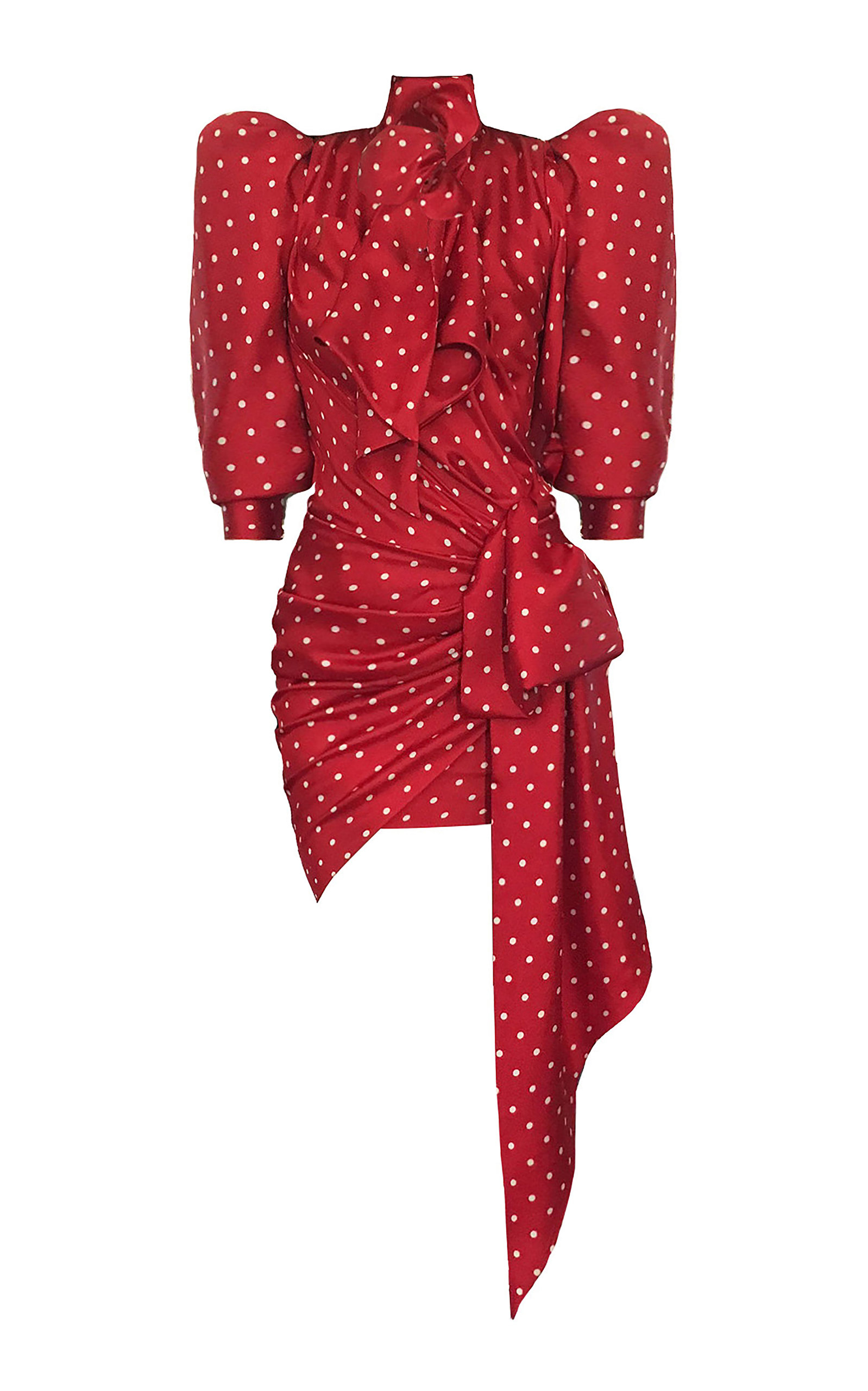 alexandre vauthier polka dot dress