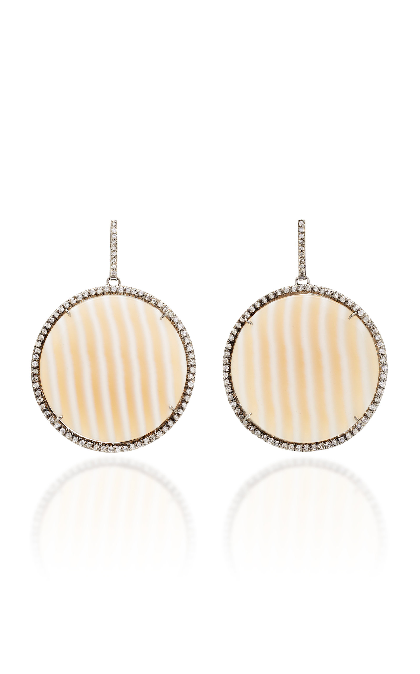 Kimberly McDonald Women's One-Of-A-Kind Striped Chalcedony Discs