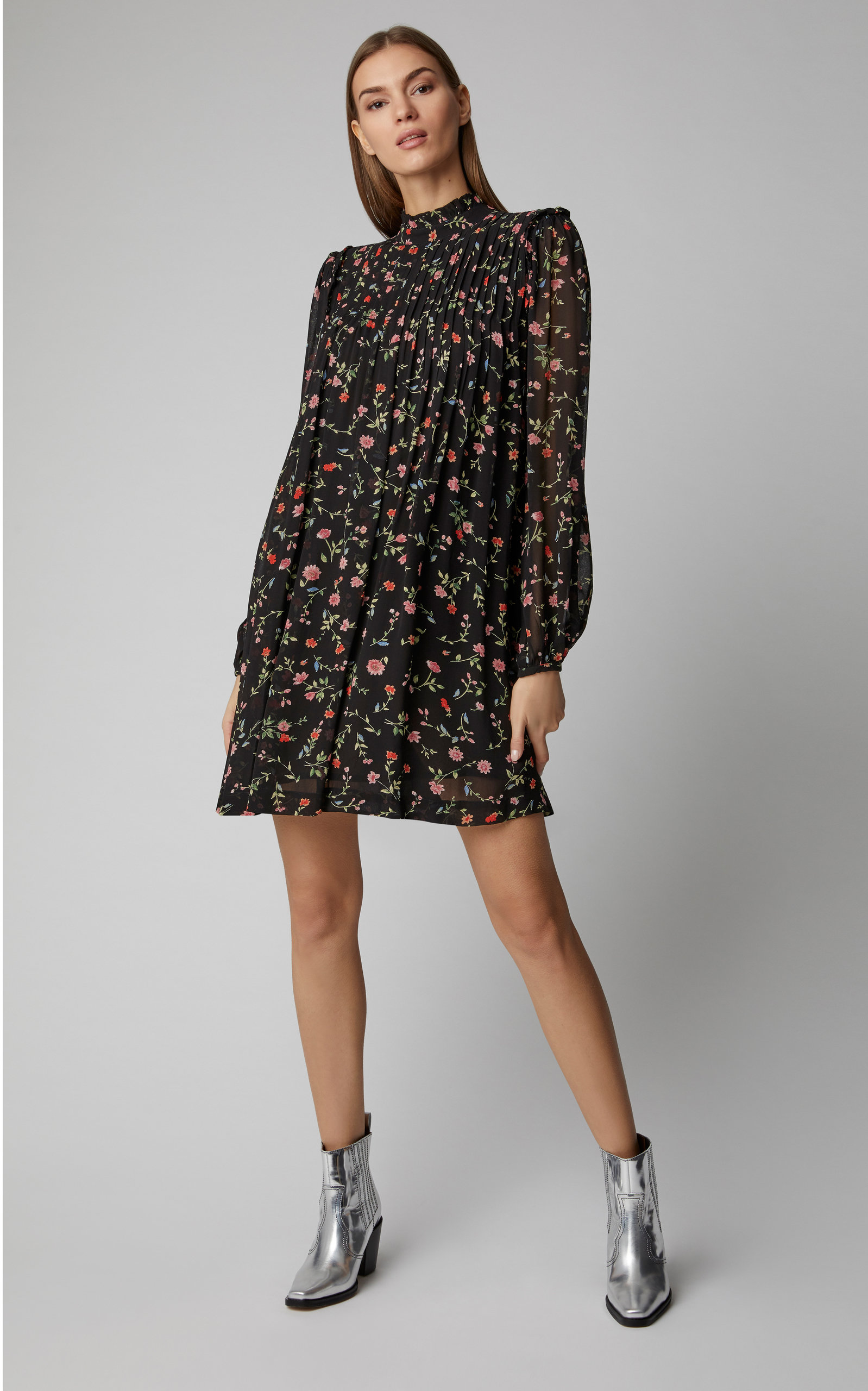ganni elm georgette