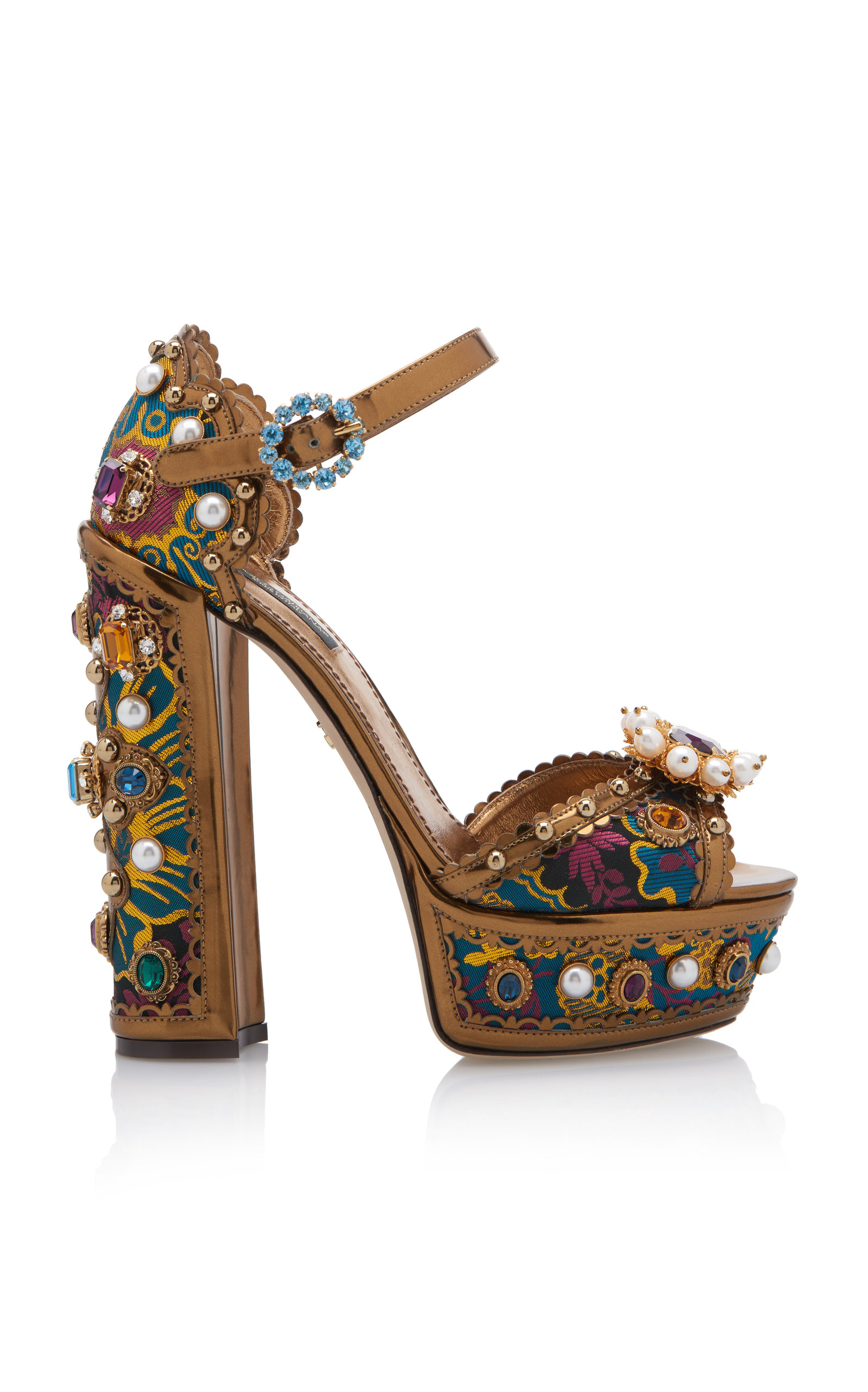 dolce gabbana embellished sandals
