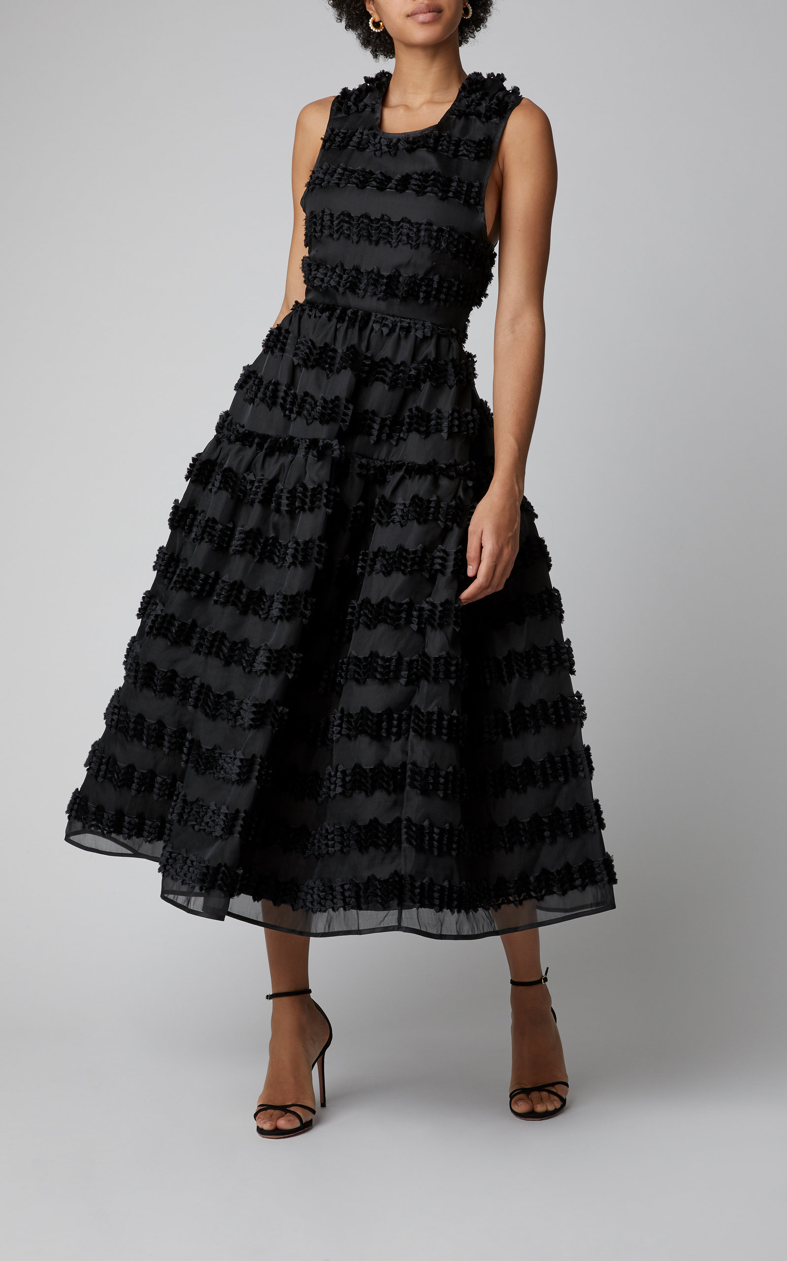 ruth ruffle maxi dress