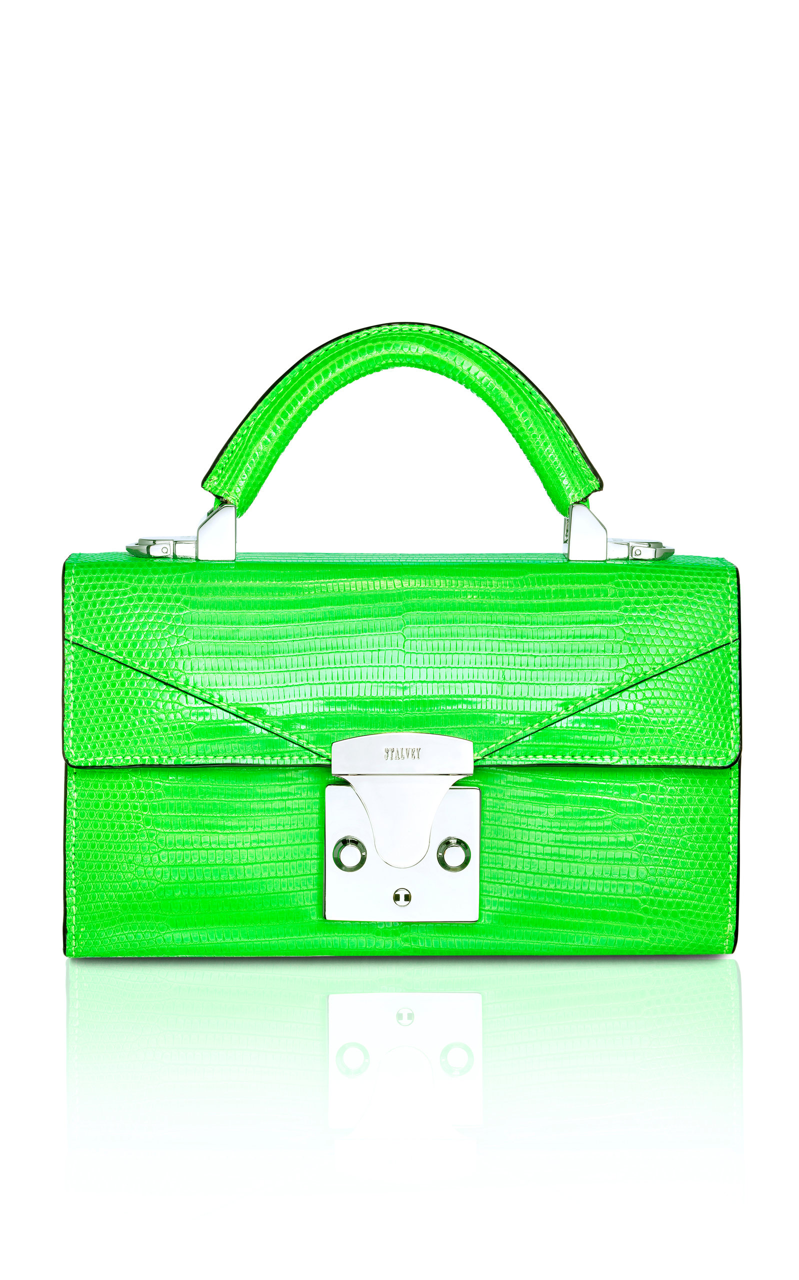 mini neon green bag