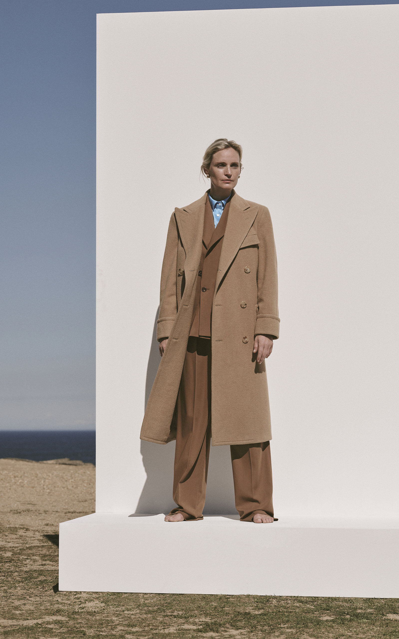 Double Breasted Camel Hair Coat By Ralph Lauren Moda Operandi