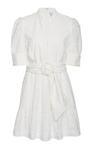 Valentina Broderie Anglaise Cotton Mini Dress by | Moda Operandi