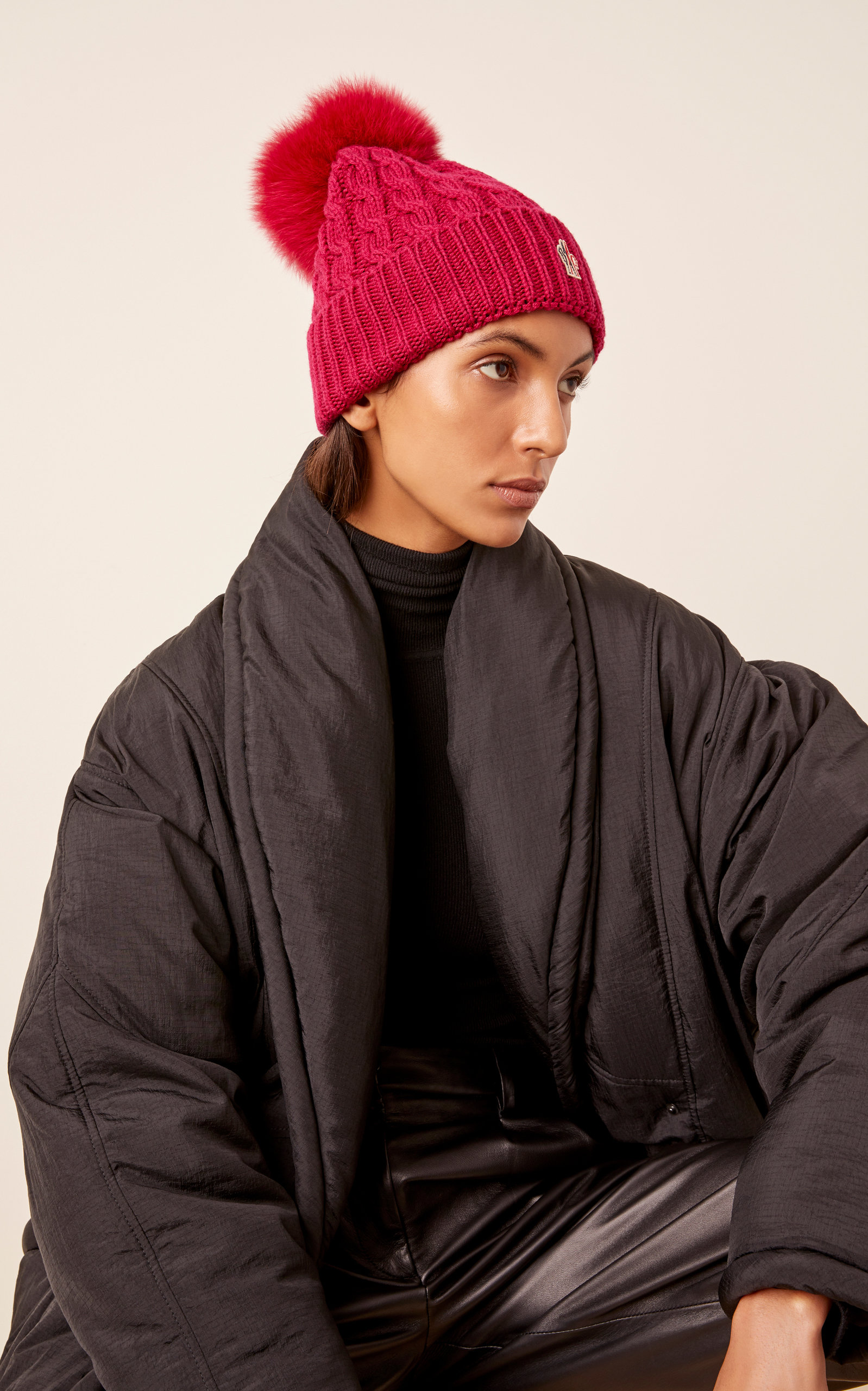 moncler winter pom pom hat