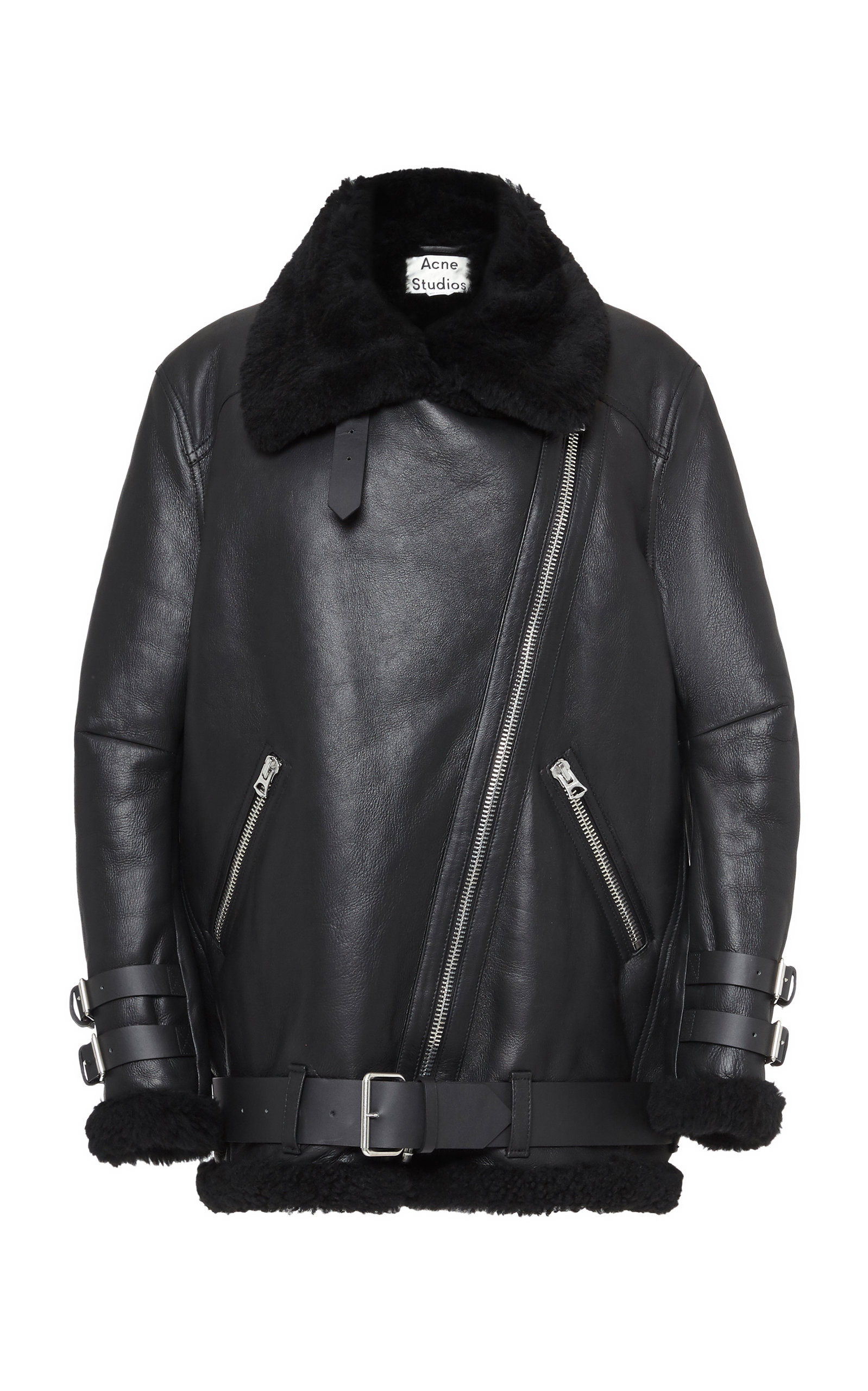 acne black jacket