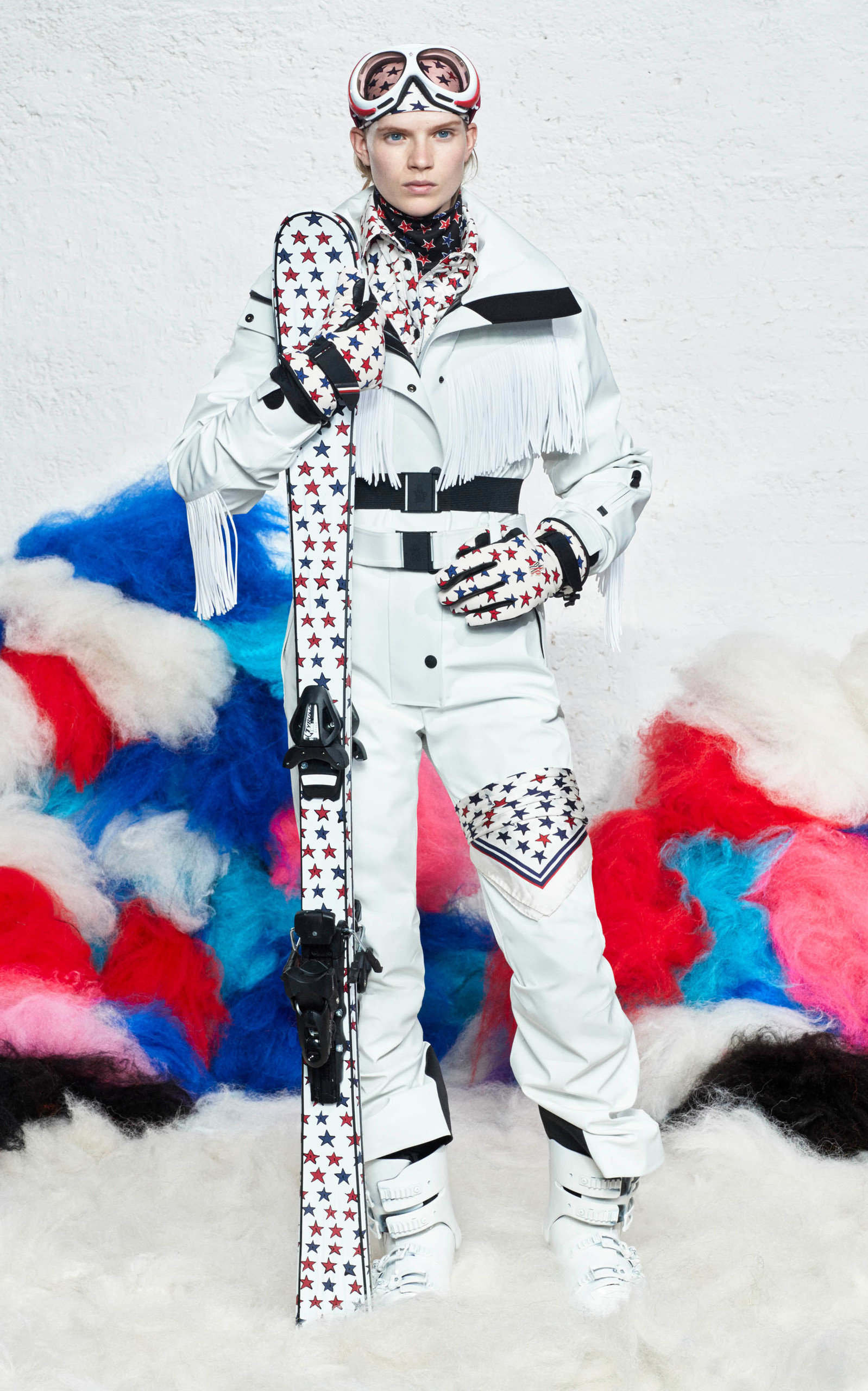 moncler ski print jacket