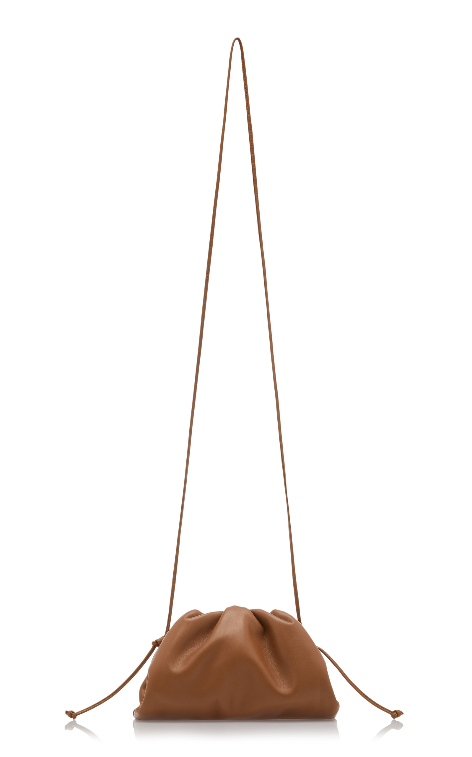 Bottega Veneta The Mini Pouch Leather Clutch - Brown - OS