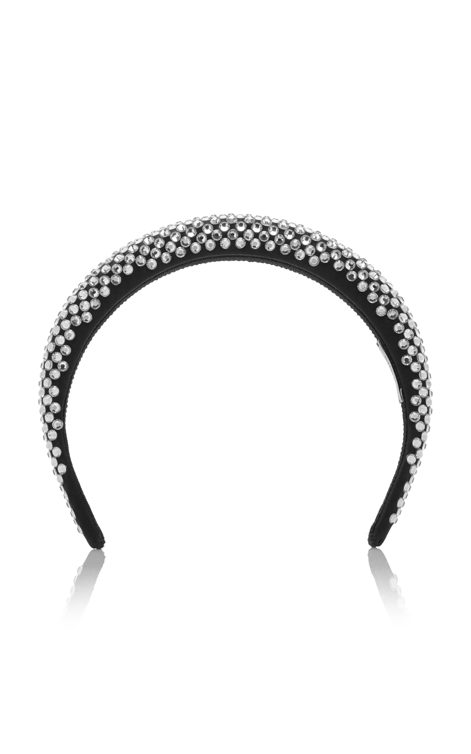 prada satin headband