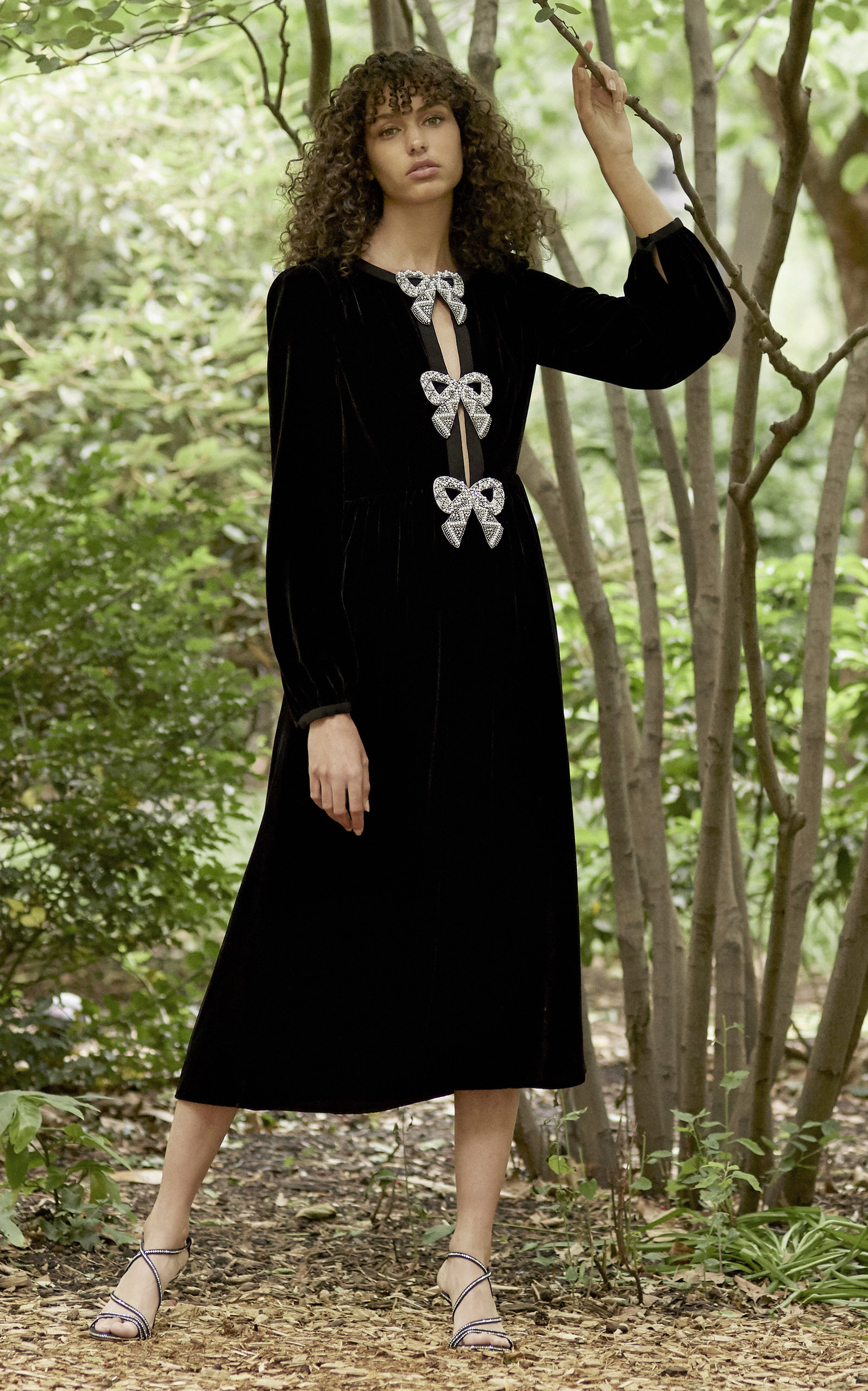 saloni velvet dress