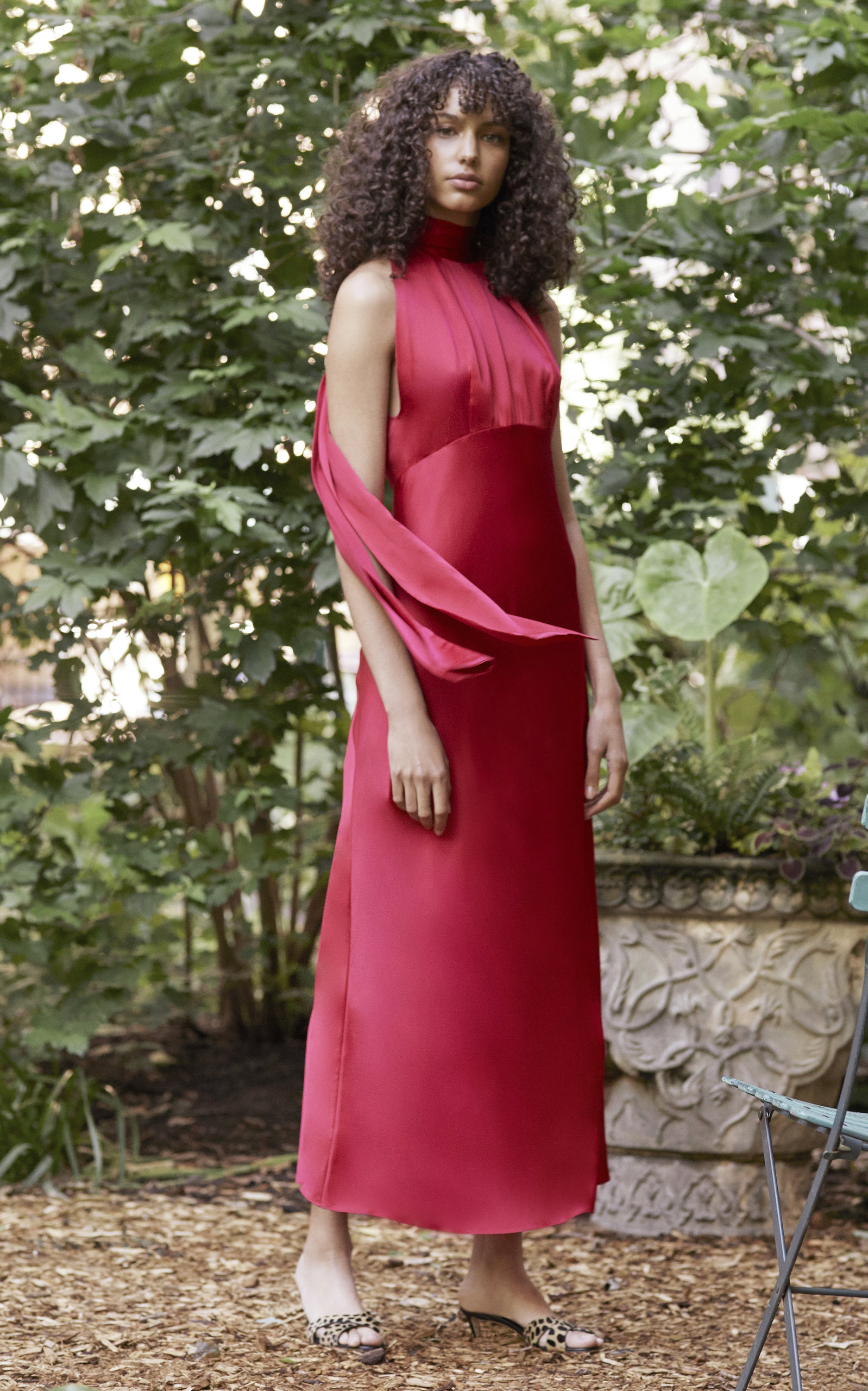 saloni michelle midi dress