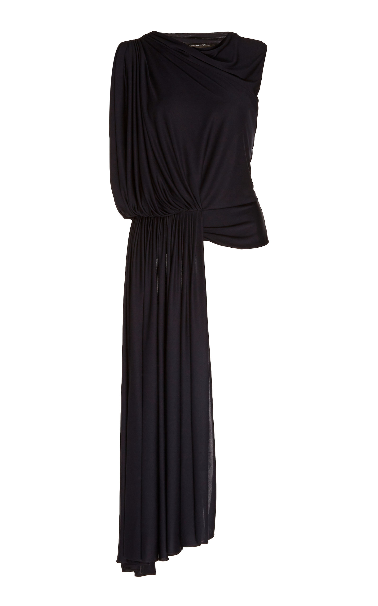 Asymmetric Draped Jersey Top By Oscar De La Renta Moda Operandi