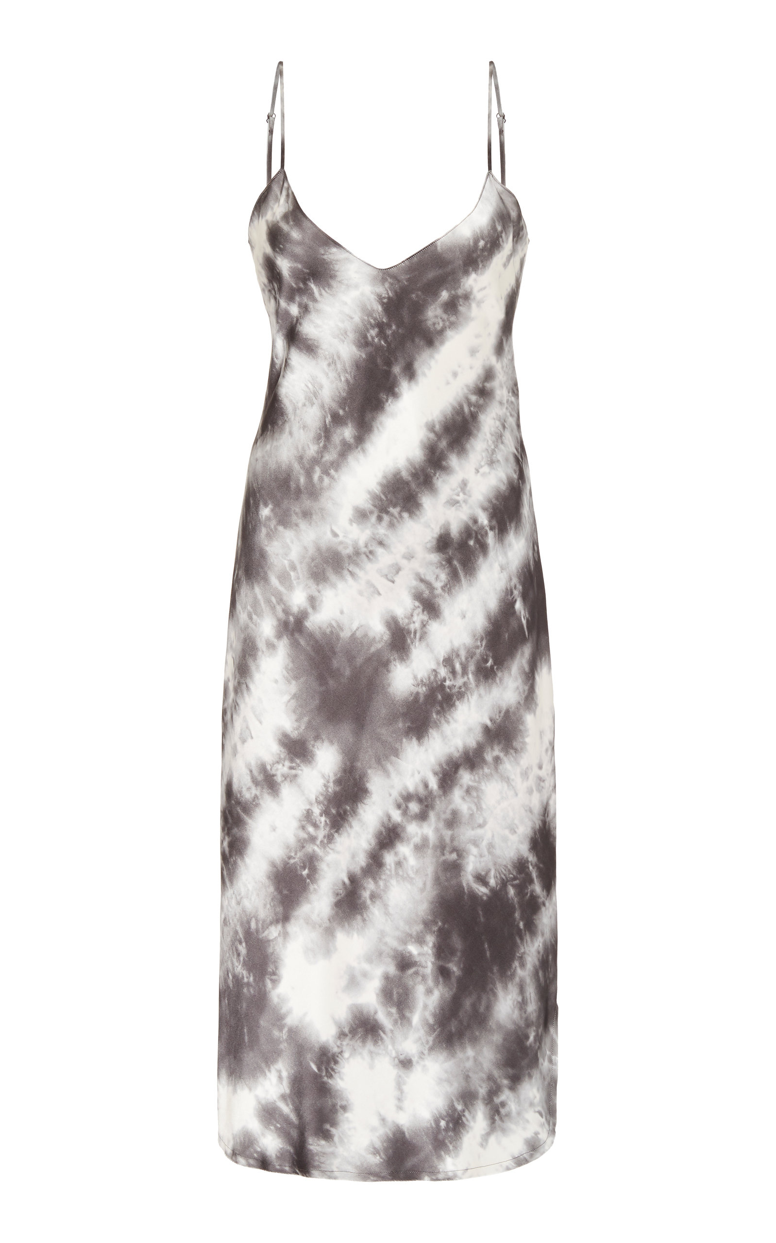 tie dye silk dress