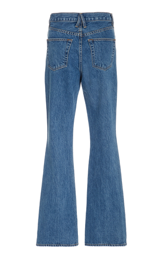 SLVRLAKE CHARLOTTE RIGID HIGH-RISE BOOT-CUT JEANS